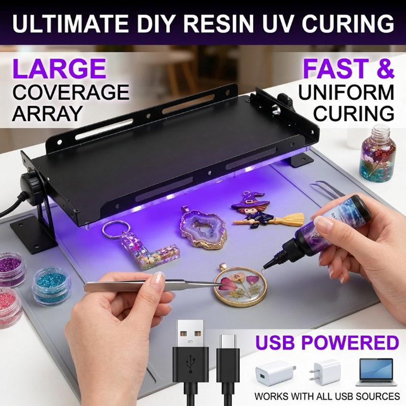 Jewelry Making Dc - 50/96/144 LED UV-Harz-Aushärtungslicht mit tragbarer DIY-Box,