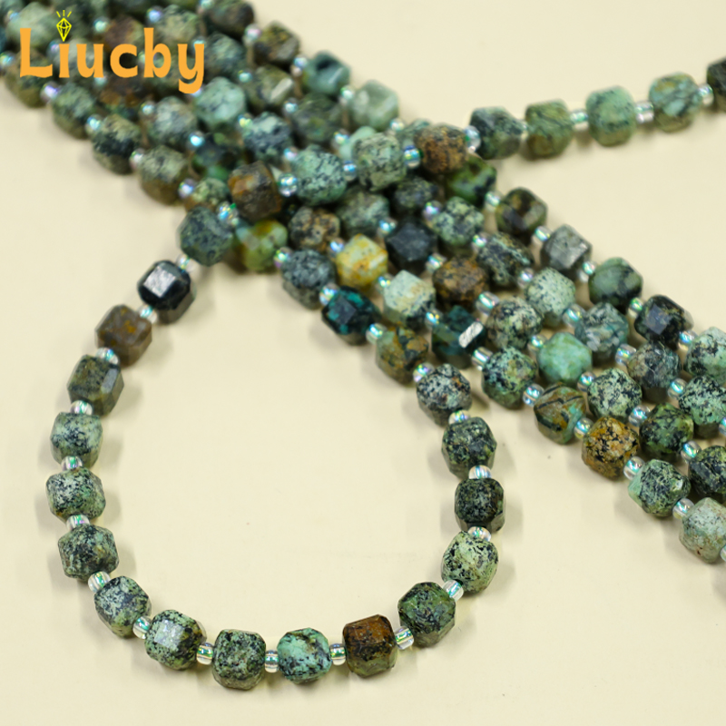 Jewelry Making Gemstones - Afrikanische Kiefern-Würfelzucker-Natursteinperlen für die Schmuckherstellung DIY