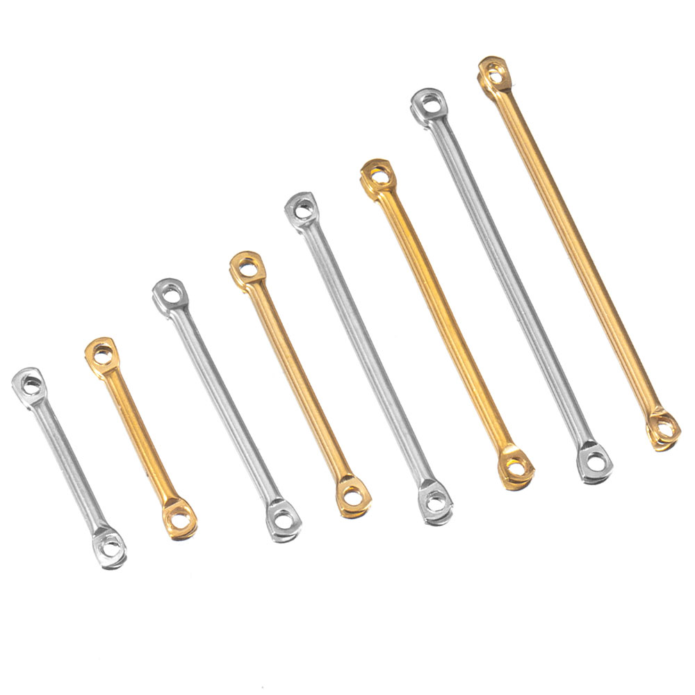 Jewelry Making Drill - 20 Stück 15–30 mm Edelstahl-Flachkopfverbinder für