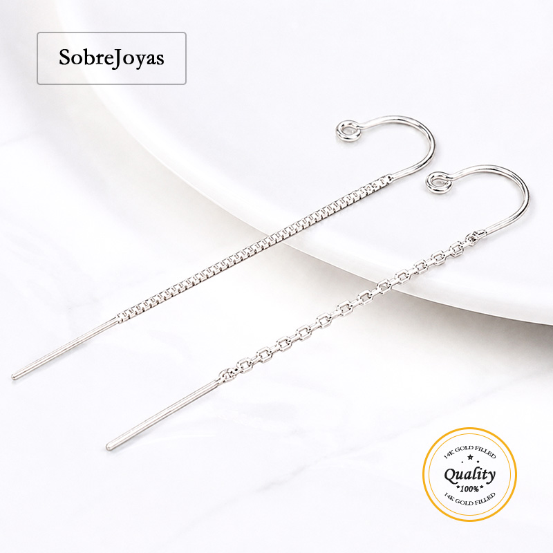 Jewelry Making Dc - 925 Sterling Silber U-Threader Ohrkomponenten mit