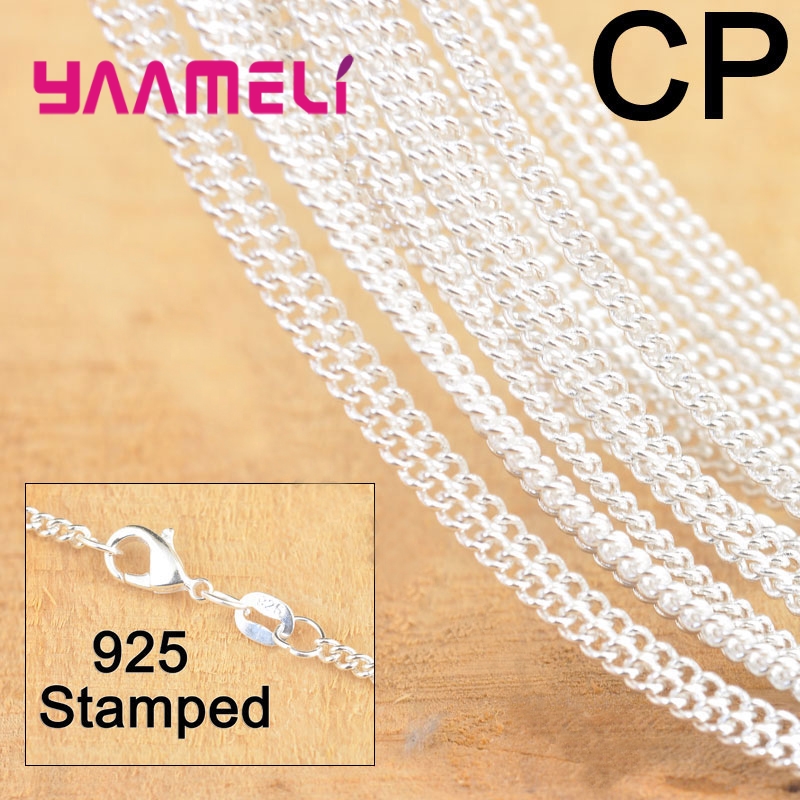 10PCS Heißer Verkauf 18 Zoll 9 – Lobster Clasp Silver Bewertung und Preis