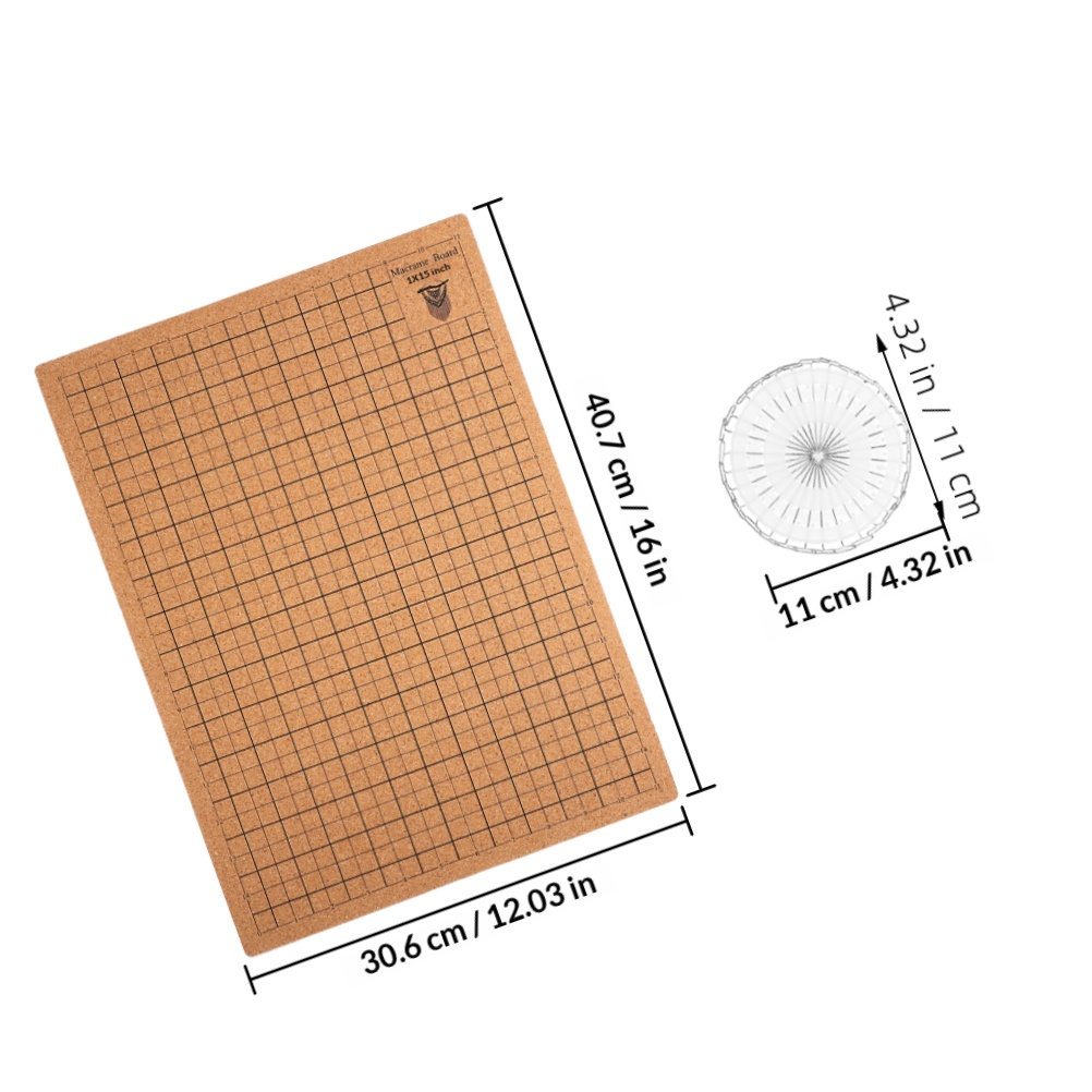 Kork-Makramee-Brett mit Gitter – Jewelry Making Board Bewertung und Preis