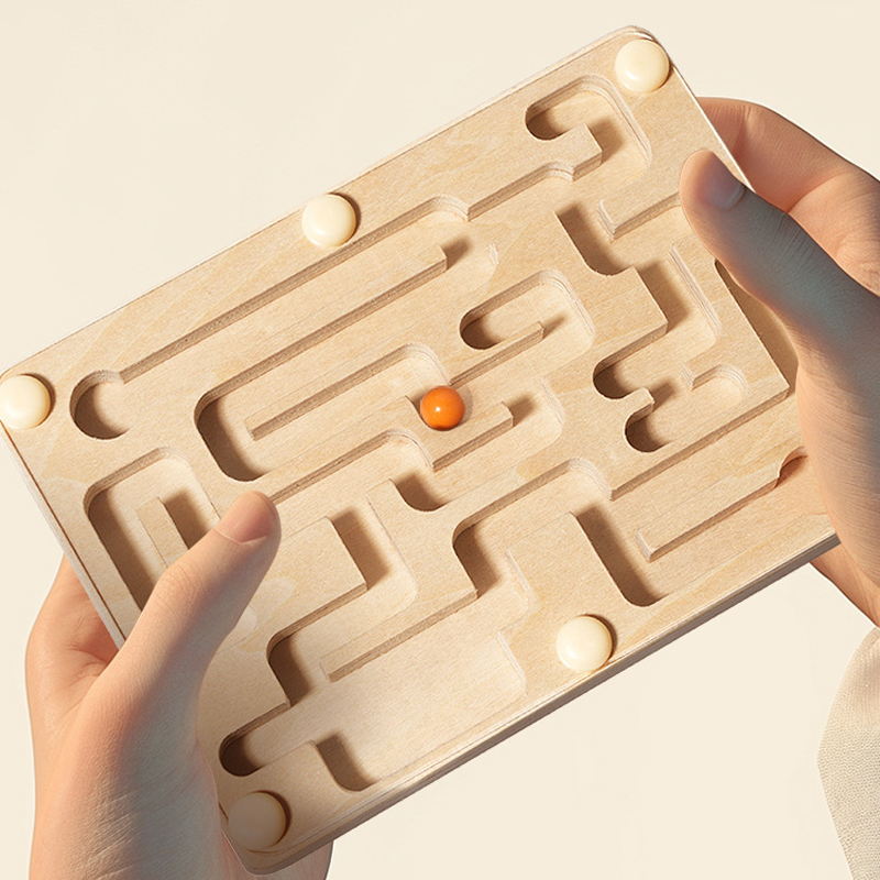 Kleines Holz-Labyrinth mit Bal – Jewelry Making Board Bewertung und Preis