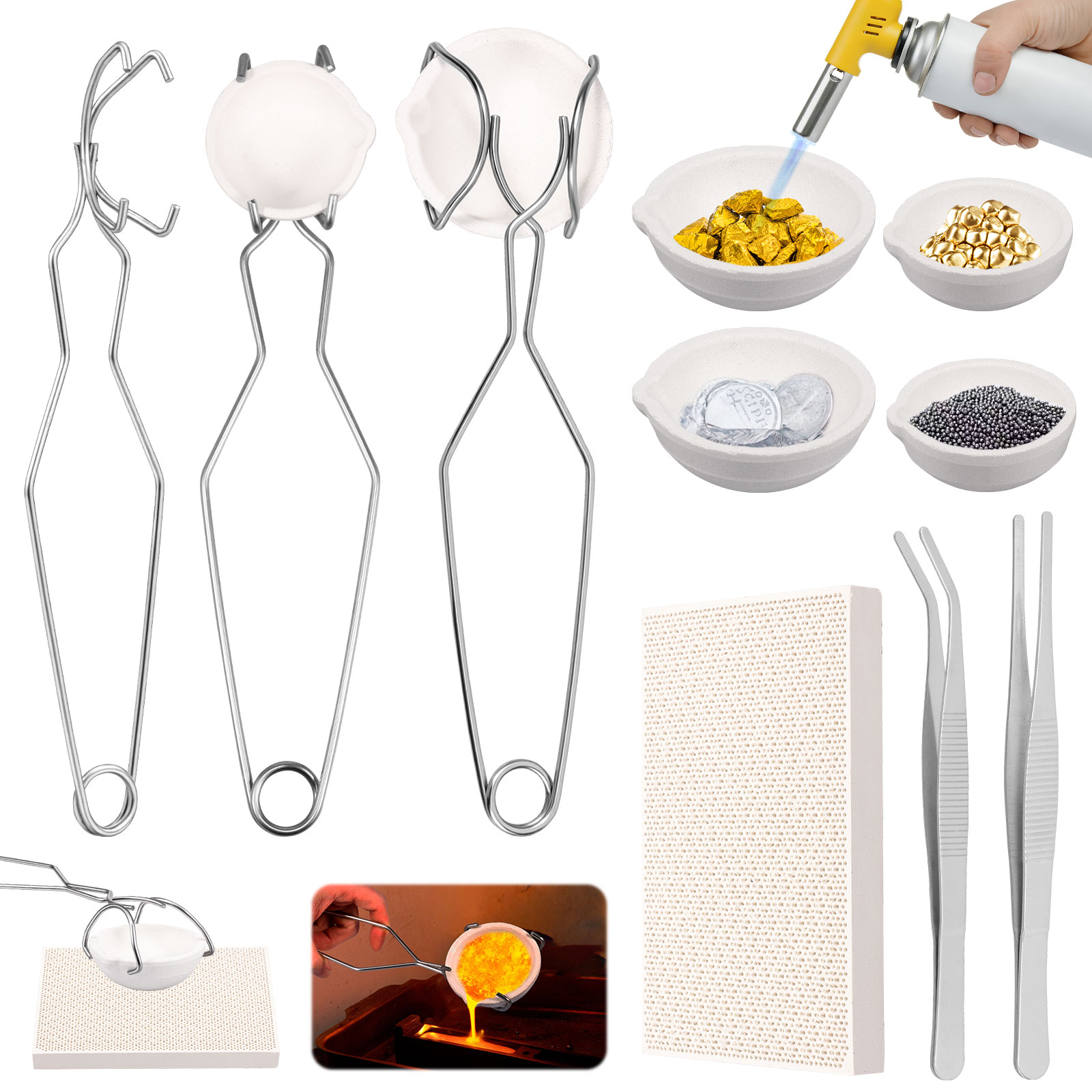 Schmelztiegel-Set: Hochreines  – Jewelry Making Torch Bewertung und Preis