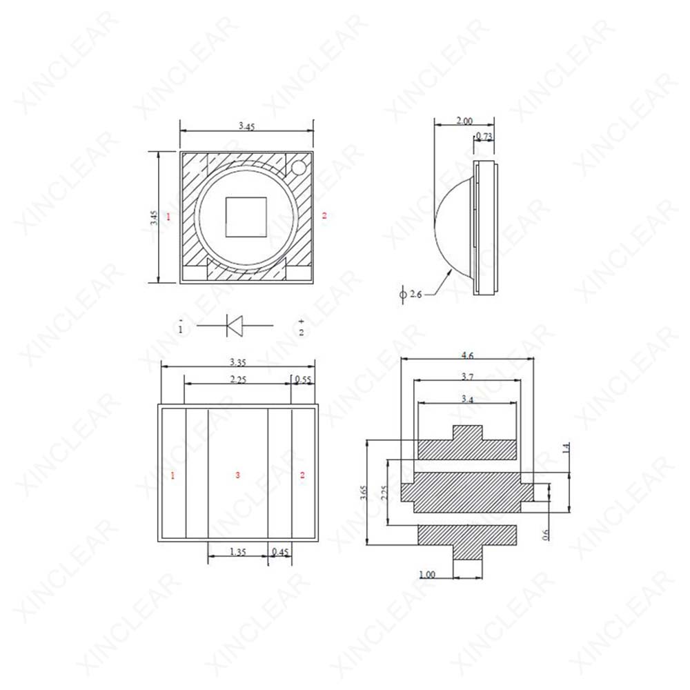 SMD3535 LED-Chip 1 W 3 W kühle – Jewelry Making Board Bewertung und Preis