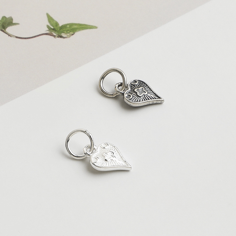 925 Silberanhänger Herz-Charms – Jewelry Making In La Bewertung und Preis