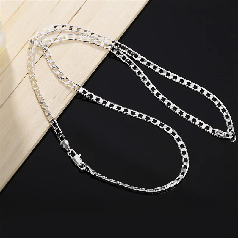 Herren-Halskette aus 925er Ste – Lobster Clasp Silver Bewertung und Preis
