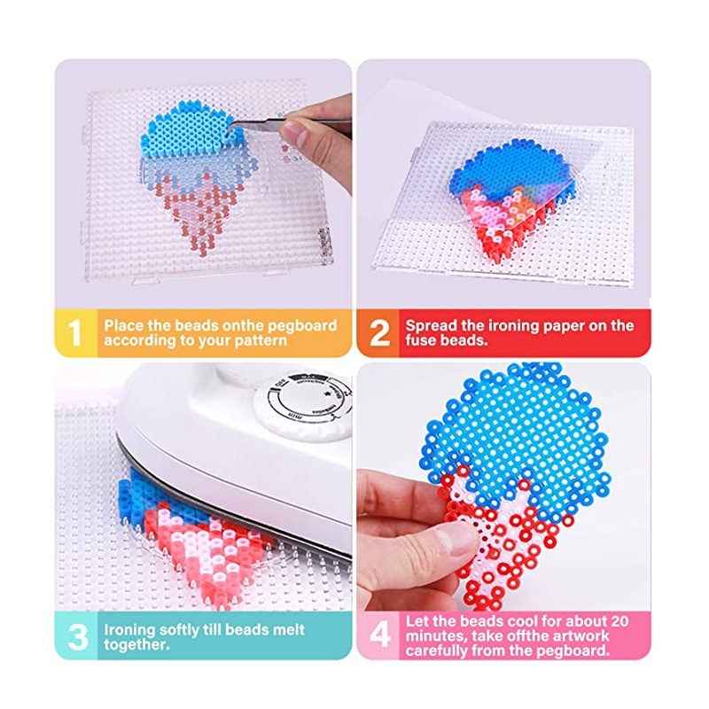 4 Stück 2,6mm Hama Beads Quadr – Jewelry Making Board Bewertung und Preis