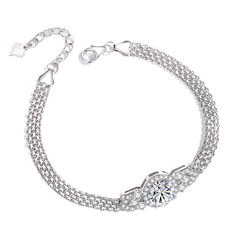 Neue 2 Karat D Farbe VVS1 Mois – Lobster Clasp Silver Bewertung und Preis