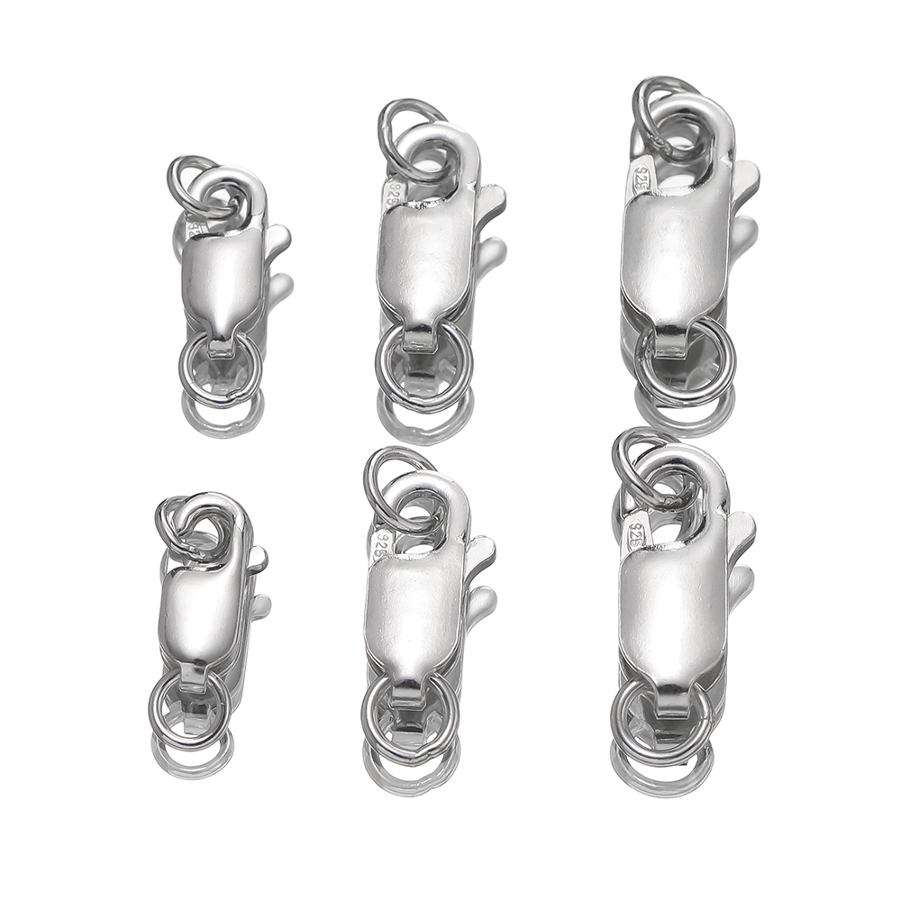 2 Stück massive silberne Karab – Lobster Clasp Silver Bewertung und Preis