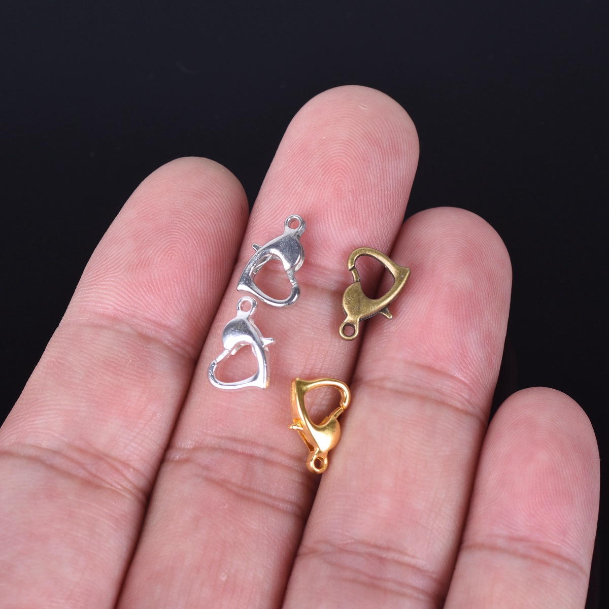 30 stücke 12x8mm Gold/Silber/B – Lobster Clasp Silver Bewertung und Preis